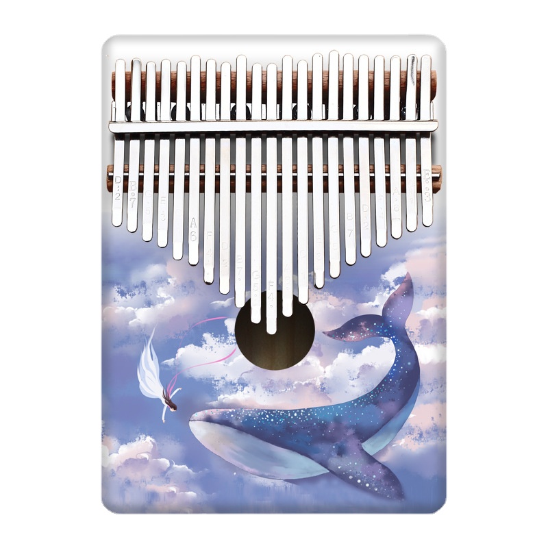 Musical Instrument Kalimba - الملونة 21 مفتاح Kalimba الاطفال الكرتون