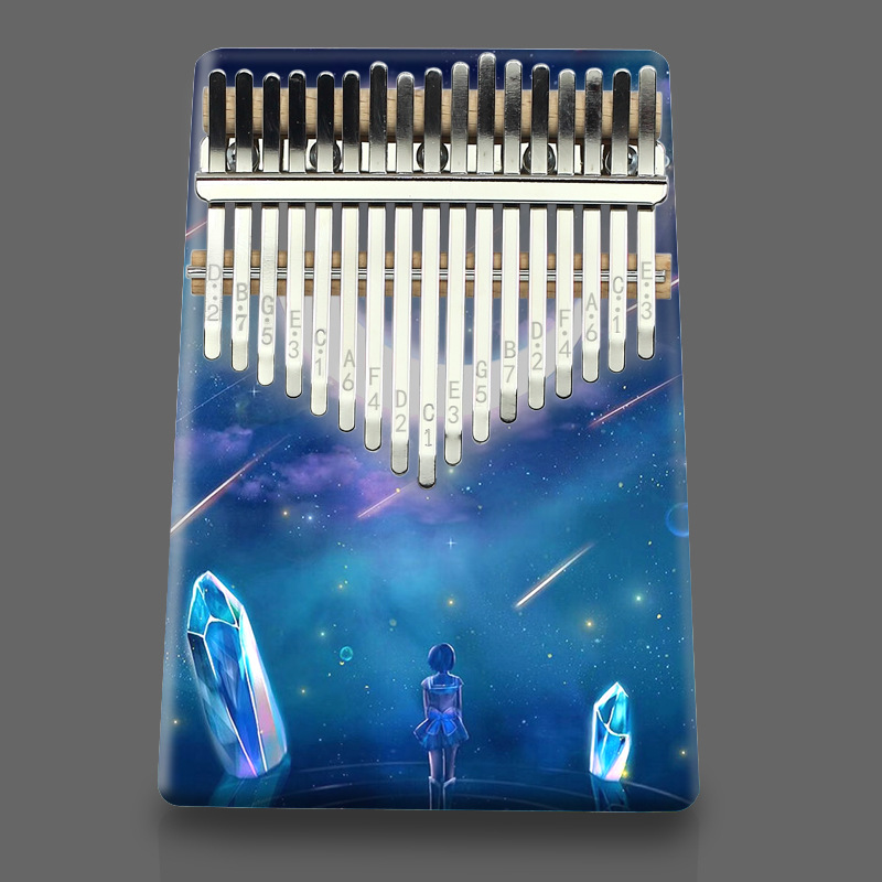Musical Instrument Kalimba - آلة كاليمبا الموسيقية بـ 17 نغمة،