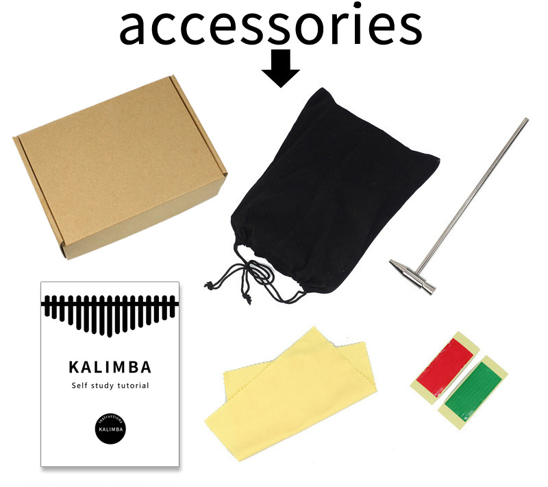 الملونة 21 مفتاح Kalimba الاطف - مراجعة Musical Instrument Kalimba وسعره