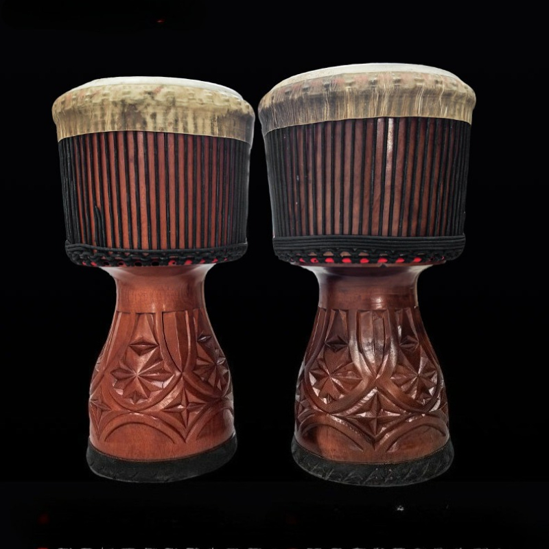 المهنية الأفريقية Djembe طبل أ - مراجعة Musical Instrument Percussion وسعره