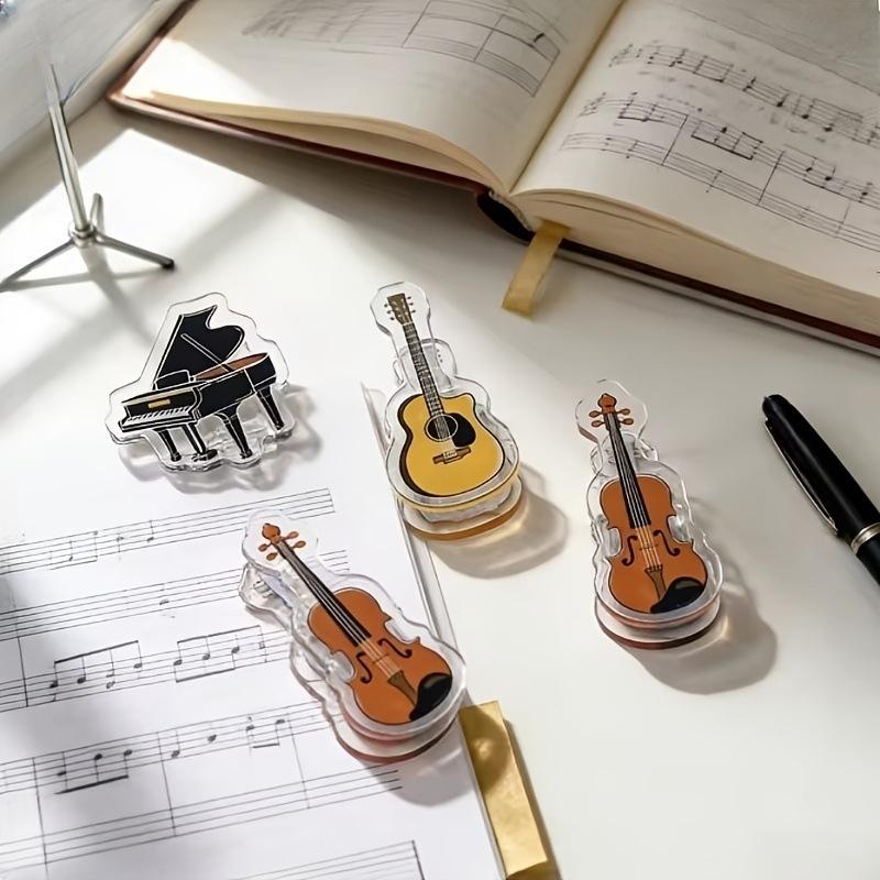 5 قطع مشابك موسيقية صغيرة من ا - مراجعة Musical Instrument Coloring Pages وسعره