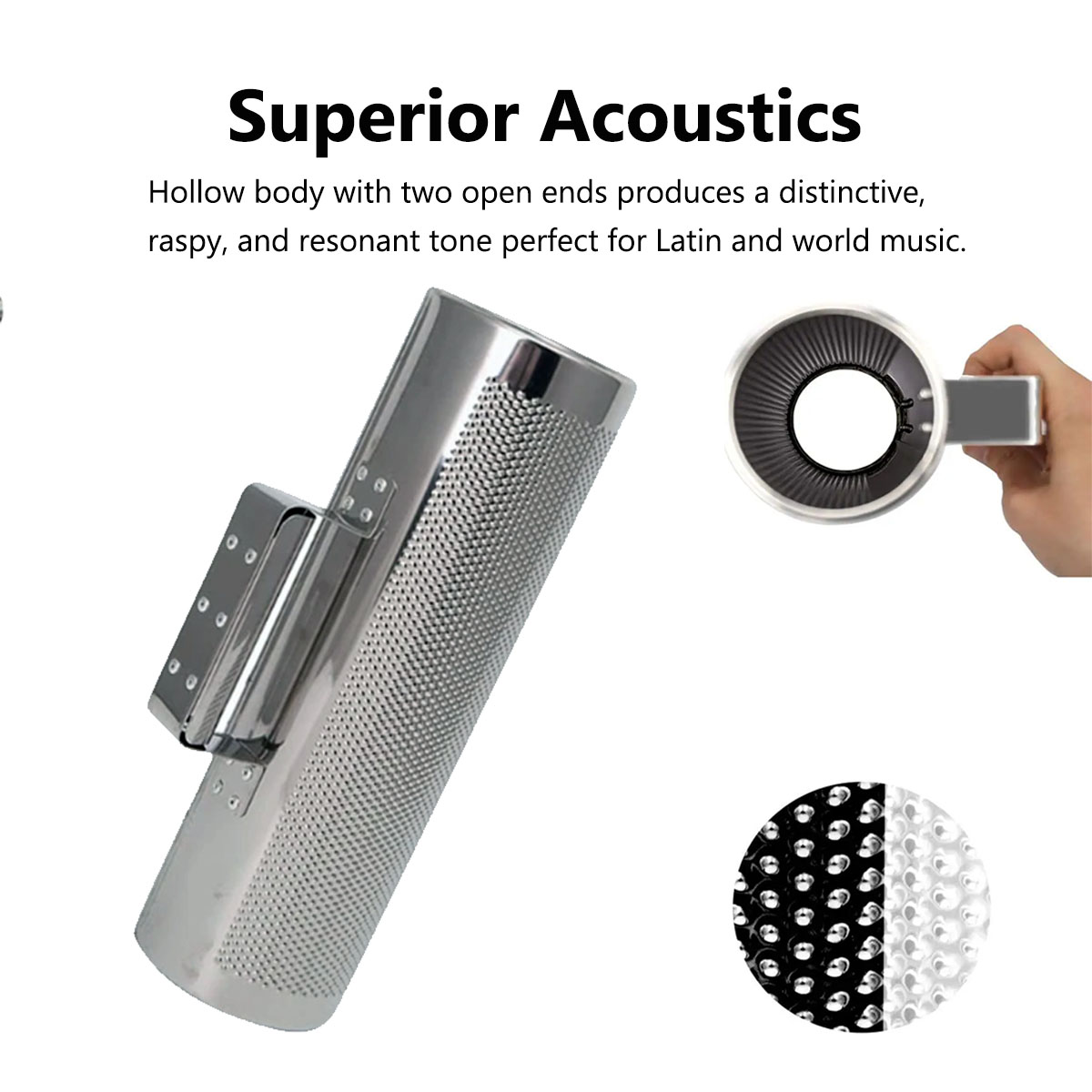 مجموعة أدوات جيرو الموسيقية ال - مراجعة Guiro Scraper Instrument وسعره