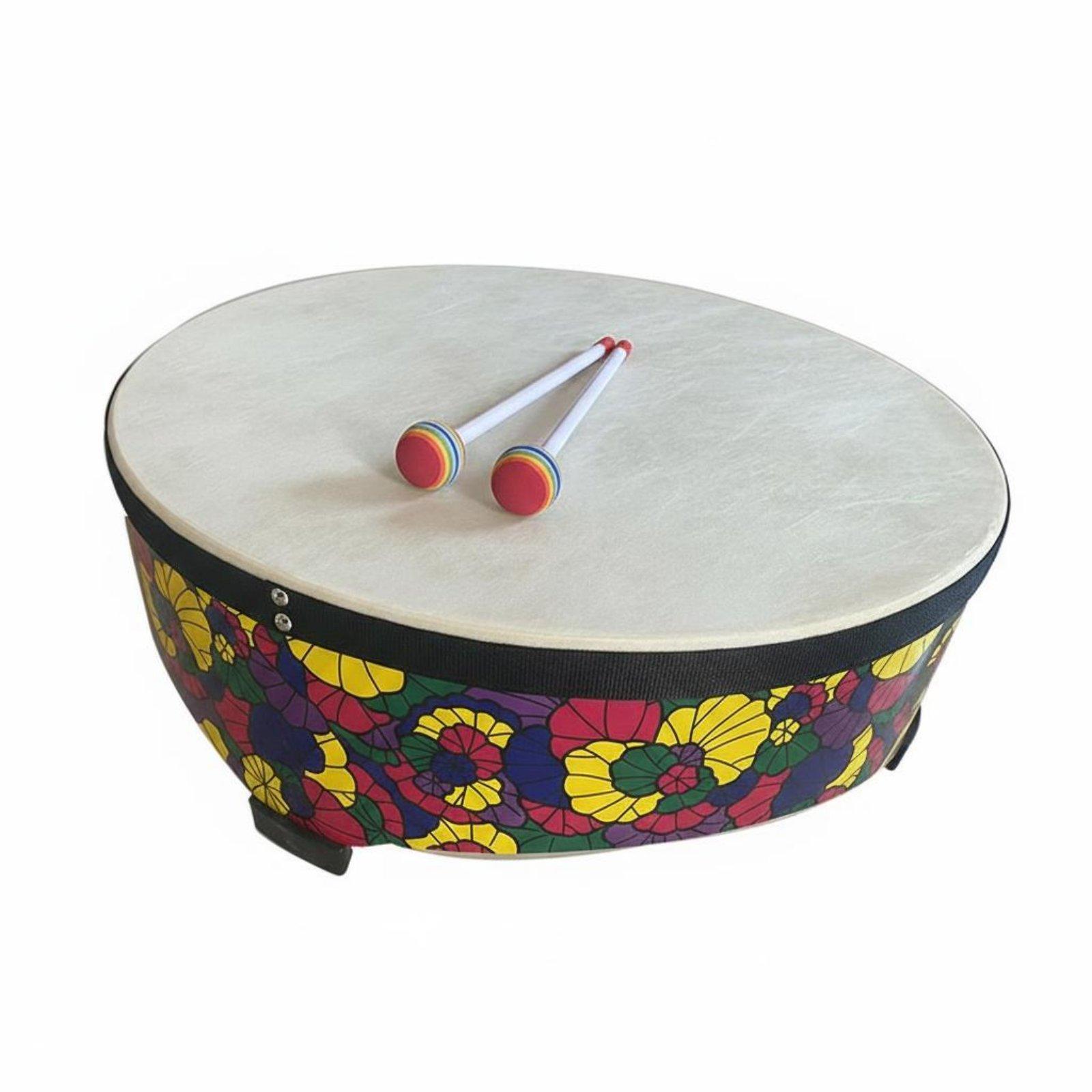 طبل أرضي خشبي للأطفال مقاس 22  - مراجعة Musical Instrument Groups وسعره