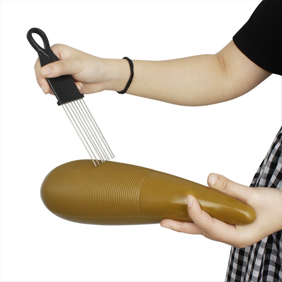 *N21R Guiro أداة على شكل سمكة  - مراجعة Guiro Scraper Instrument وسعره