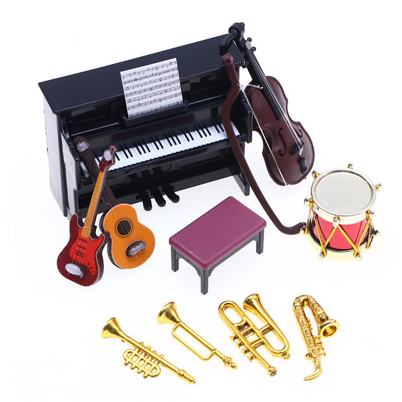 مجموعة آلات موسيقية مصغرة كلاس - مراجعة Musical Instrument Like Piano وسعره