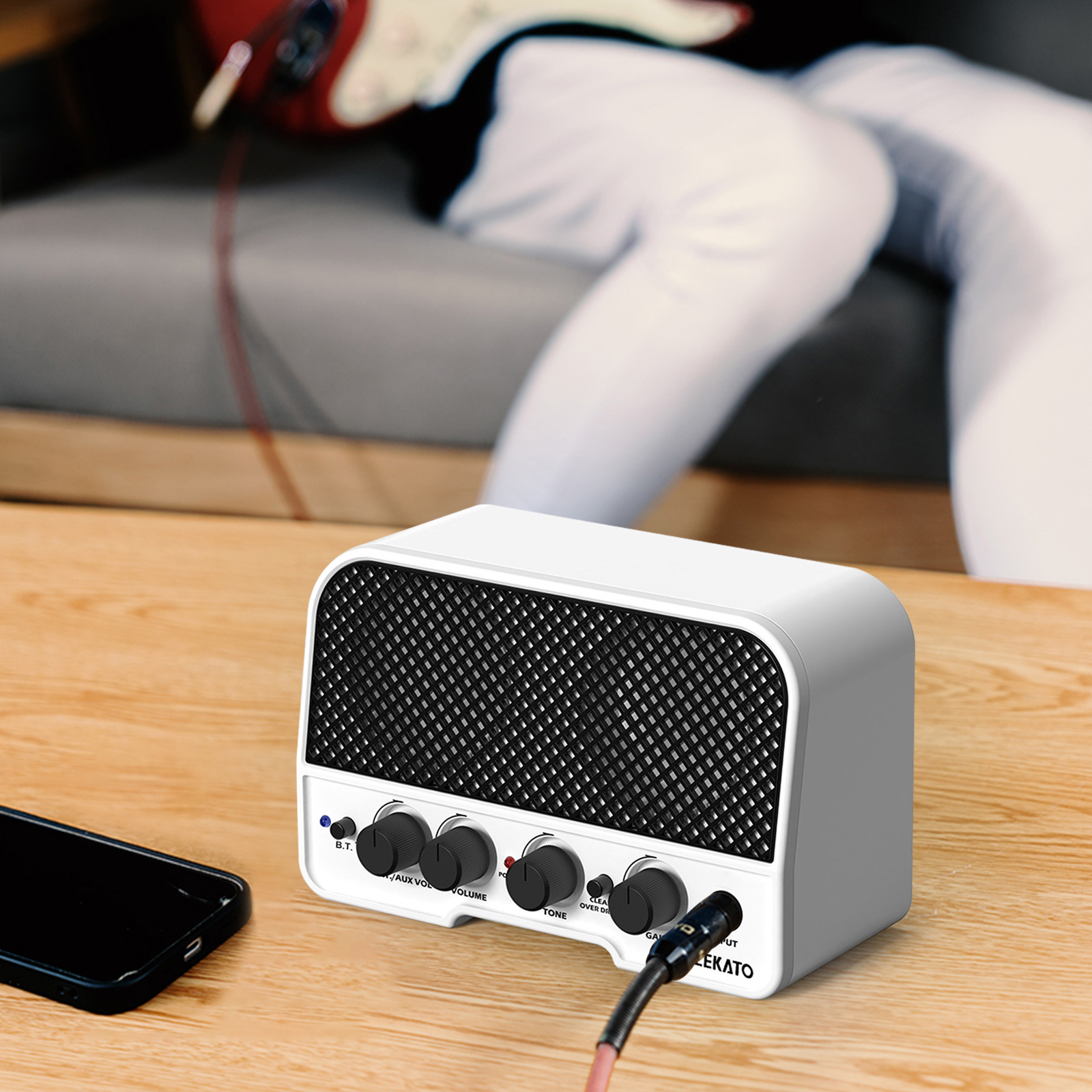 LEKATO JA-02 II مكبر صوت جيتار - مراجعة Musical Instrument Amplifier وسعره