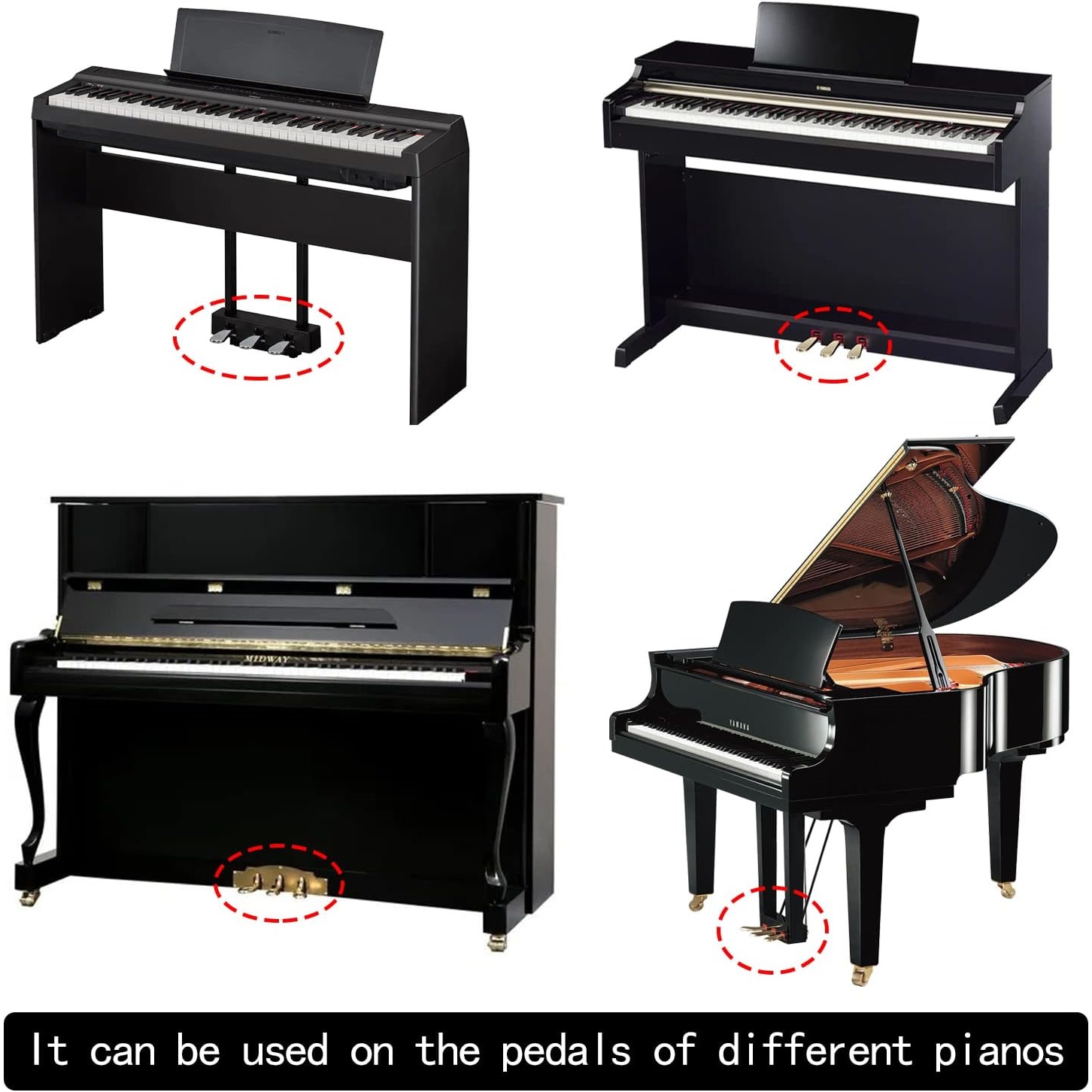 أغطية البيانو وأكمام الدواسة،  - مراجعة Musical Instrument Like Piano وسعره