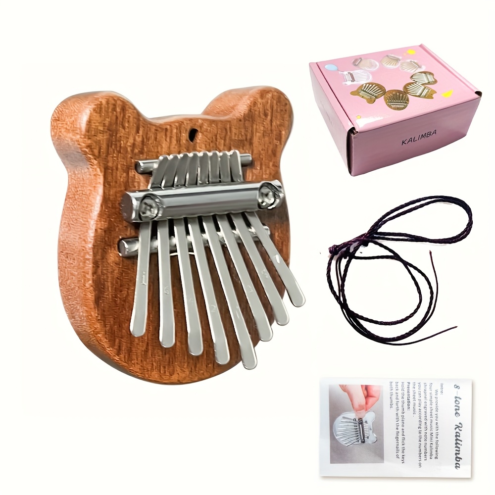 بيانو كاليمبا خشبي صغير مكون م - مراجعة Musical Instrument Kalimba وسعره
