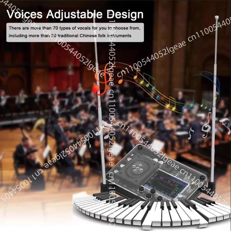 آلة ثيرمين إلكترونية صغيرة مع  - مراجعة Musical Instrument Synthesizer وسعره