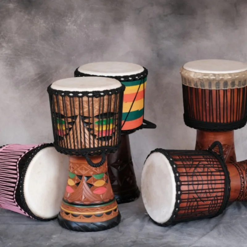 12 بوصة Djembe الماهوجني الأفر - مراجعة Musical Instrument Percussion وسعره