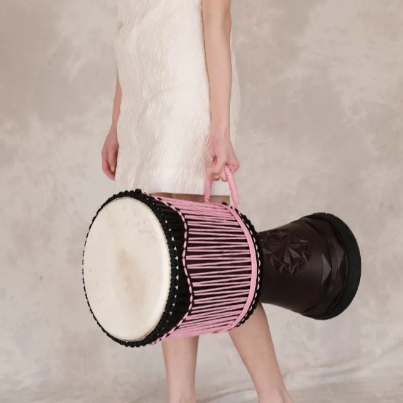 12 بوصة Djembe الماهوجني الأفر - مراجعة Musical Instrument Percussion وسعره