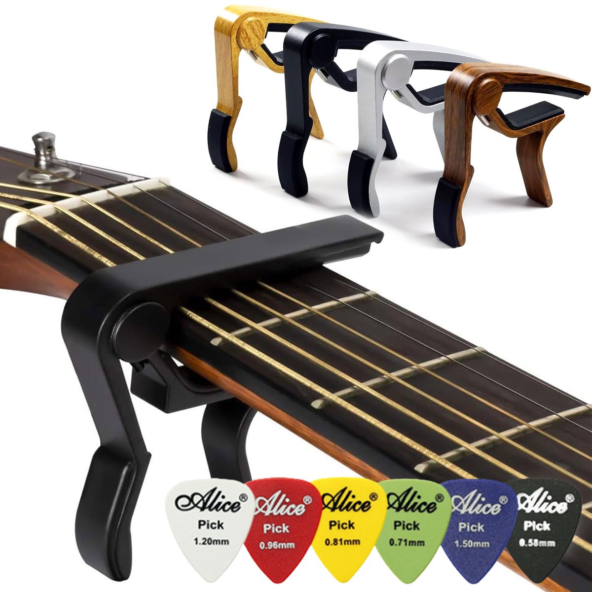 كابو جيتار سريع التغيير من سبا - مراجعة Acoustic Guitar Dreadnought وسعره