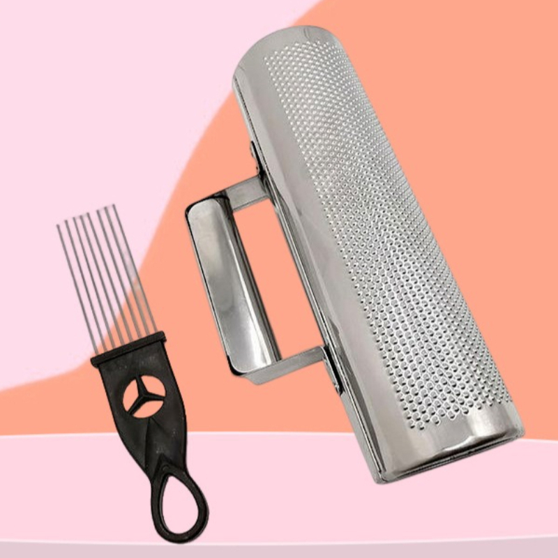 أداة جيرو معدنية محمولة مع مكش - مراجعة Guiro Scraper Instrument وسعره