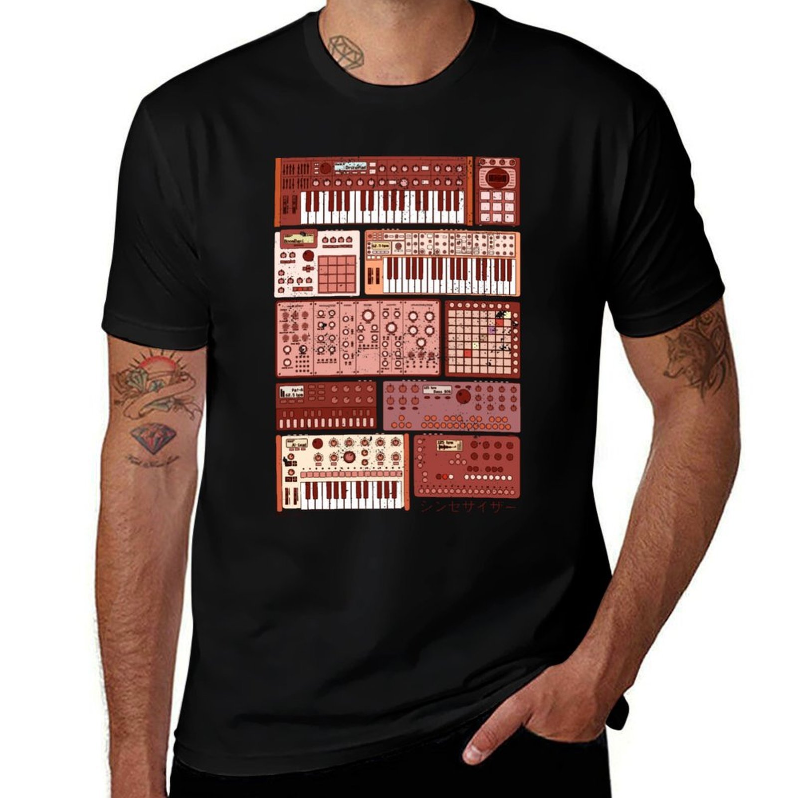 تي شيرت كاجوال مقاوم للبقع بتص - مراجعة Musical Instrument Synthesizer وسعره
