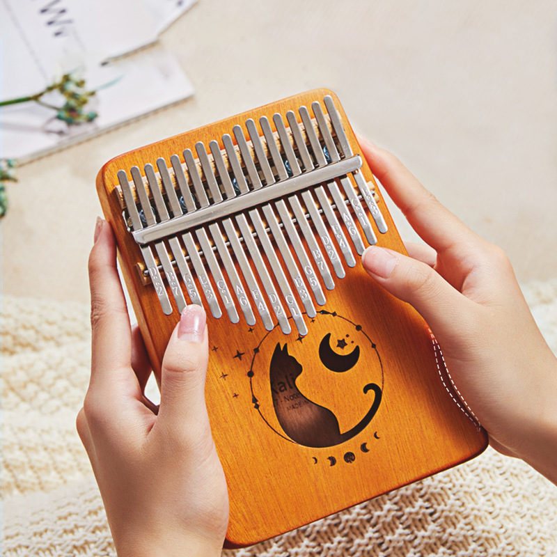 17 مفتاح كاليمبا متدرج اللون ت - مراجعة Musical Instrument Kalimba وسعره