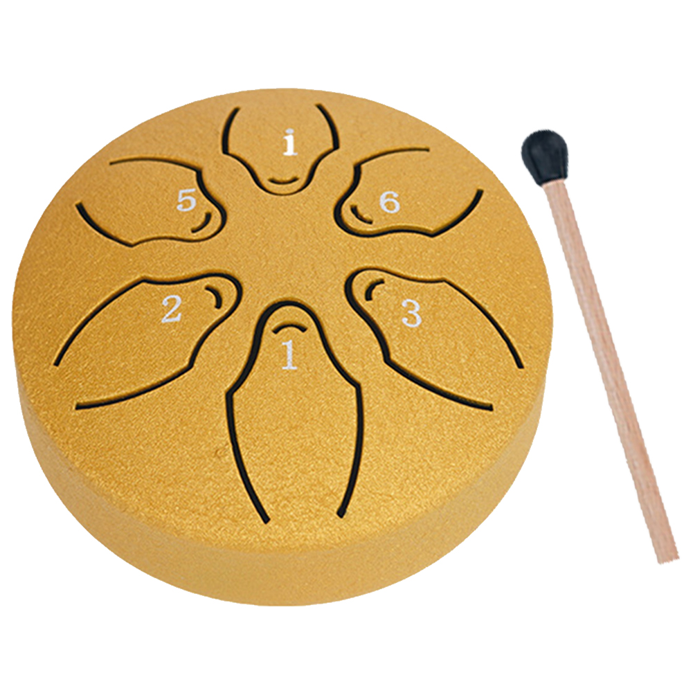طبلة معدنية بـ 6 نغمات وقطر 3  - مراجعة Musical Instrument Percussion وسعره